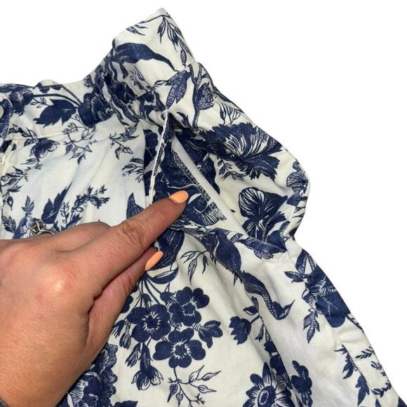 Lauren Ralph Lauren 100% Linen Flowy Floral Shorts Women’s 4 Cottage Prarie 90's - Picture 4 of 10